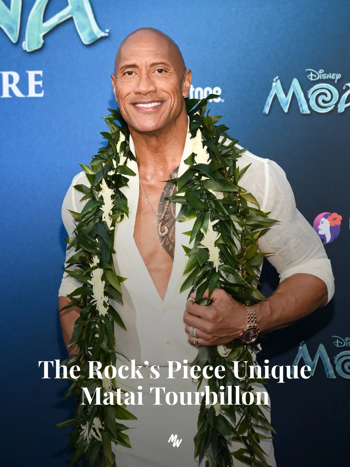 A timepiece created in honor of therock’s character Maui,...