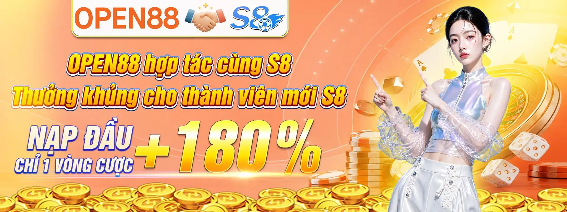 OPEN88 gây ấn tượng mạnh với gói quà tân thủ lên đến +88K...