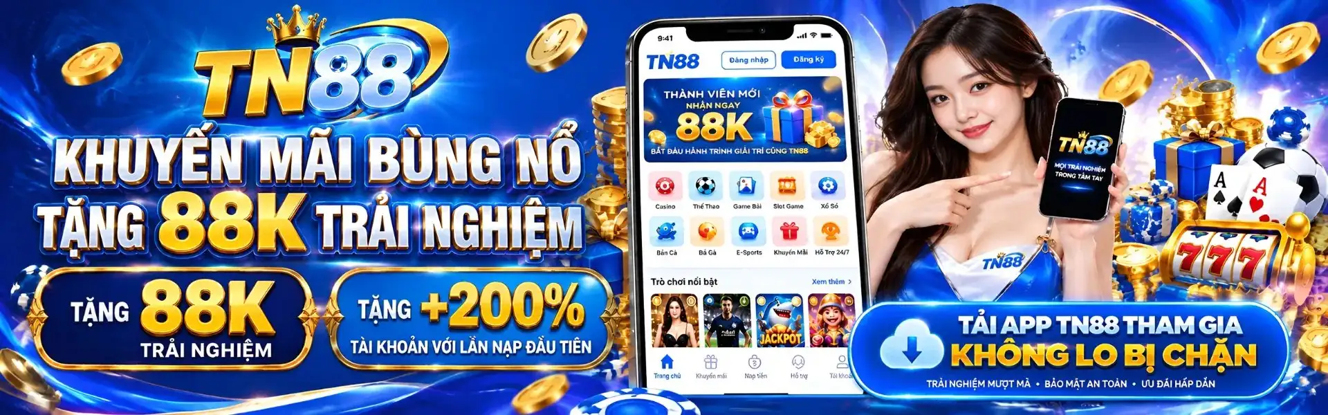 TN88 là nhà cái giải trí trực tuyến, hoạt động với giấy p...