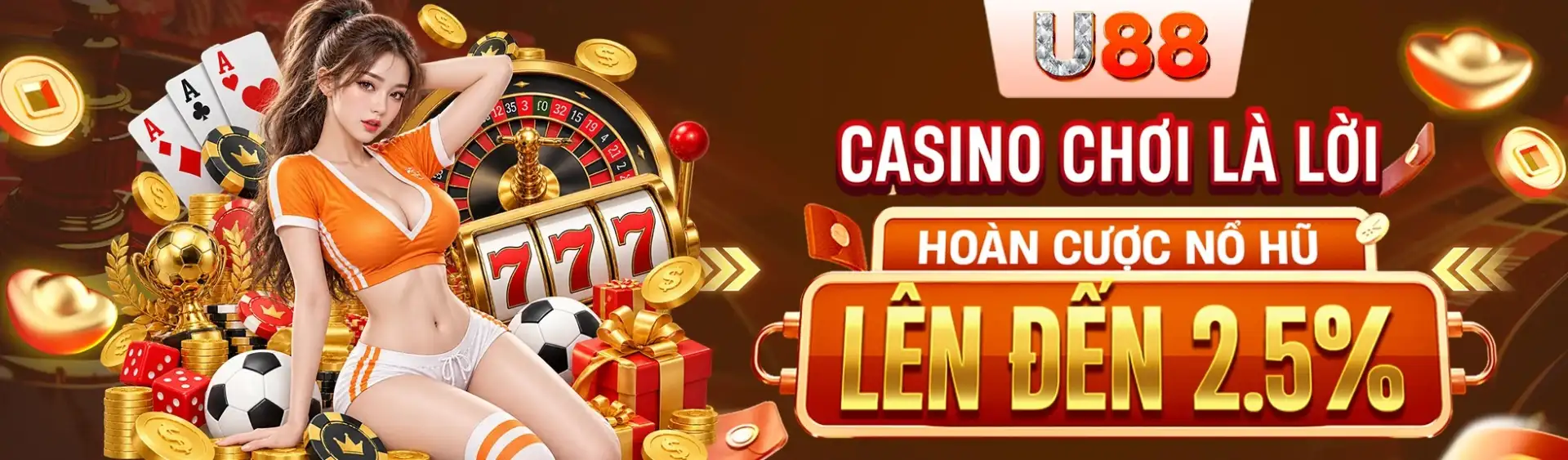 U88 chào đón người mới bằng +88K, kèm nạp đầu 100% tối đa...